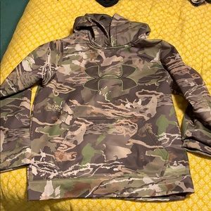 Under Armour camo hooded sweatshirt